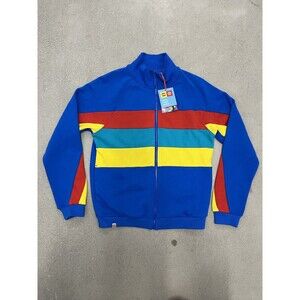 LEGO Men's Color Block Stripe Zip-Up Track Jacket -Target Collection Large Tall